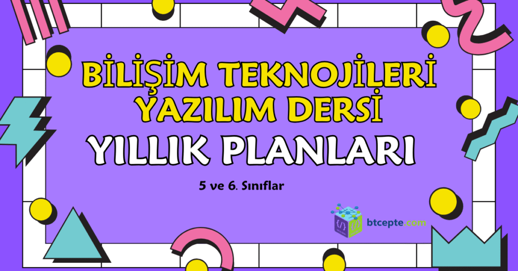 bilişim teknolojileri yıllık plan